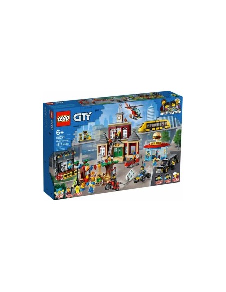 60271 City town square, construction toys