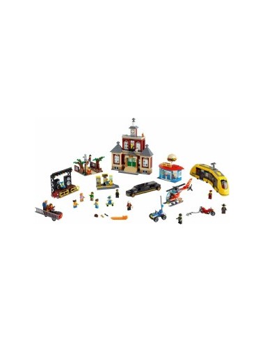 60271 City town square, construction toys