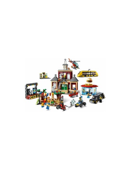 60271 City town square, construction toys