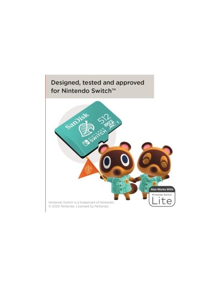 Nintendo Switch 512 GB microSDHC, Memory Card