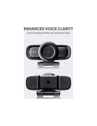 Aukey LM3 1080p webcam, autofocus - black