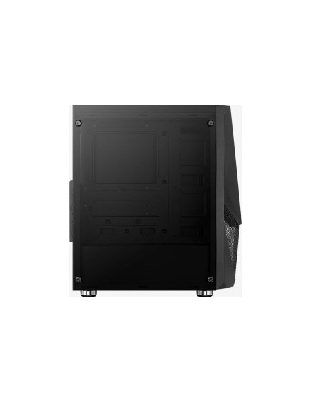 Aerocool Zauron Midi-Tower, Tempered Glass - black