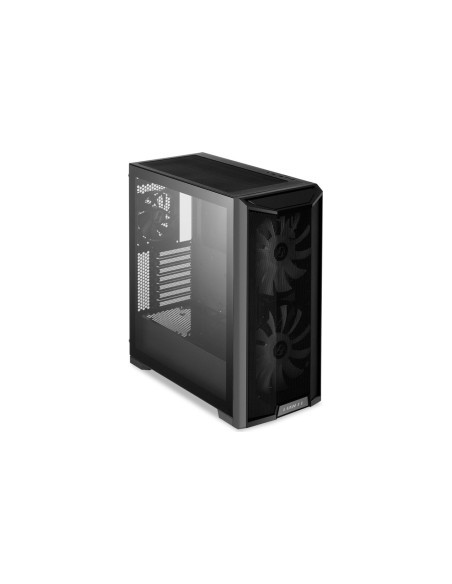 Lian Li LanCool 215 Midi-Tower - ARGB, Tempered Glass, black