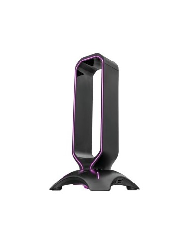 Trust GXT 265 Cintar Headphone Stand, RGB - black