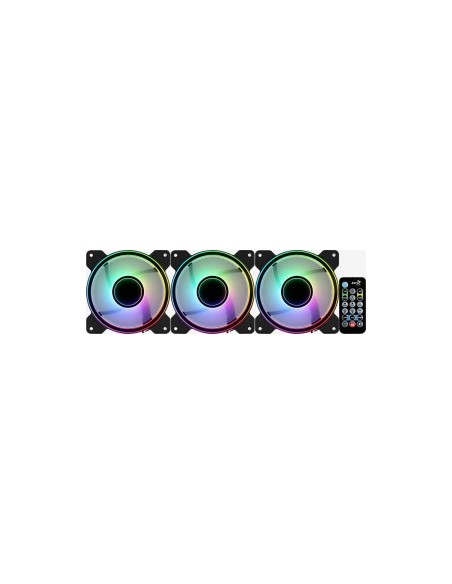 Aerocool Mirage 12 per ARGB LED fan, 3-pack including controller -. 120mm