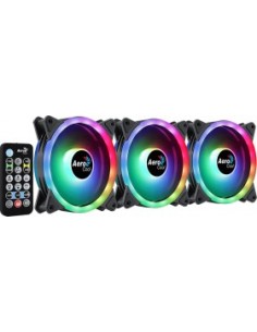 Aerocool Duo 12 Pro ARGB LED fan, 3-pack including... 2