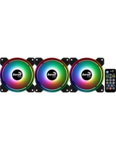 . Aerocool Saturn 12F Pro ARGB LED fan, 3-pack including... 2