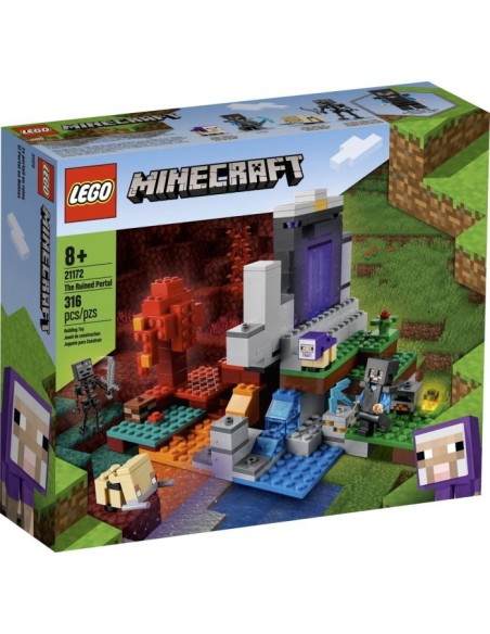 21172 Minecraft Destroyed portal, construction toys