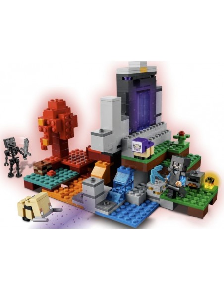 21172 Minecraft Destroyed portal, construction toys