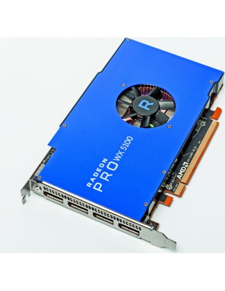 AMD Radeon Pro WX 5100, 8192 MB GDDR5, 4x DP