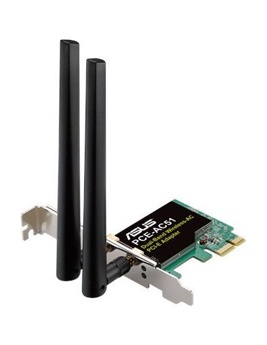 ASUS PCE-AC51 AC750 PCIe WLAN adapter (90IG02S0-BO0010)