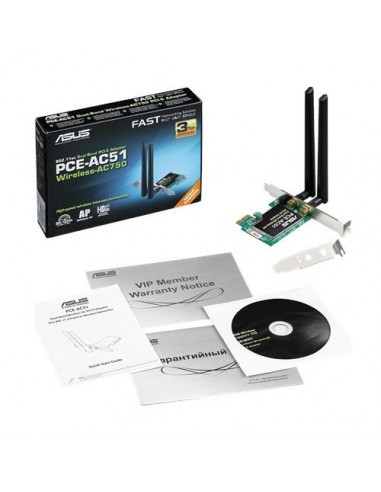 ASUS PCE-AC51 AC750 PCIe WLAN adapter...
