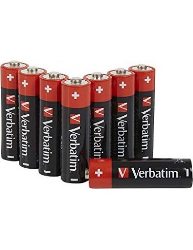 1x8 Verbatim Alkaline battery Mignon AA LR6              49503