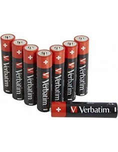 1x8 Verbatim Alkaline battery Micro AAA LR 03...