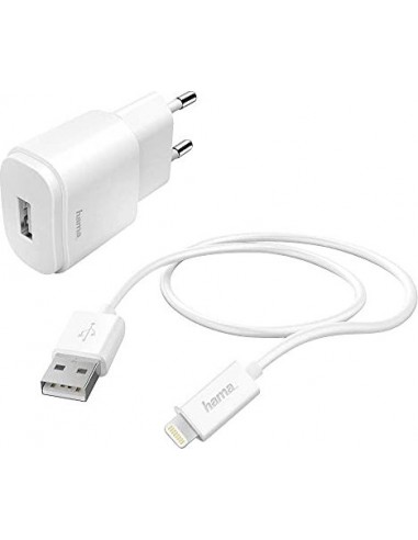 Hama Charger, Lightning, 1A, white