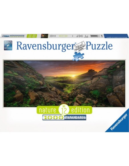 Ravensburger Sun over Iceland, Panorama 1000 Pieces Puzzle