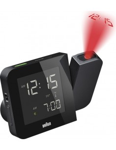 Braun BC 015 B-DCF      black Radio Controlled Alarm Clock