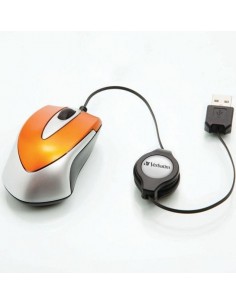 Verbatim Go Mini Optical Travel Mouse Volcanic Orange 2