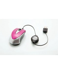 Verbatim Go Mini Optical Travel Mouse Hot Pink 2