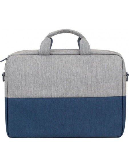 RIVACASE 7532 grey/dark blue anti-theft Laptop bag 15.6