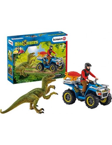 Schleich Dinosaurs         41466 Quad Escape from Velociraptor