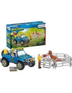 Schleich Dinosaurs         41464 Off-Road Vehicle w. Dino...