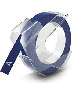 Dymo 3D Label Tape 9 mm x 3 m Plastic glossy blue