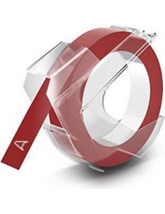 Dymo 3D Label Tape 9 mm x 3 m Plastic glossy red