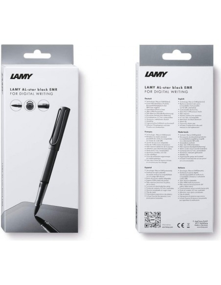 LAMY AL-star black EMR 471 with PC/EL nib for uncoated surface