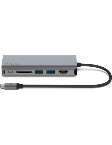 Belkin CONNECT USB-C 6-in-1 Multiport-Adapter...