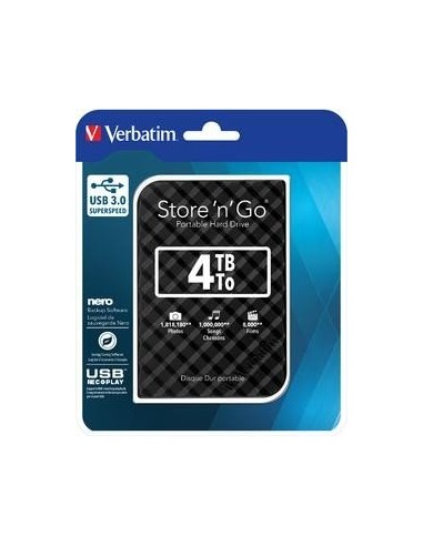 Verbatim Store 'n' Go 4 TB hard drive (53223)