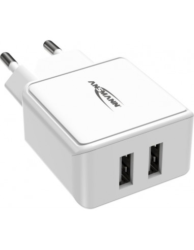 Ansmann Home Charger HC212 2xUSB 2400mA white