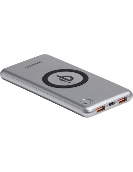Intenso Powerbank WPD10000 silver incl. Wireless Charger