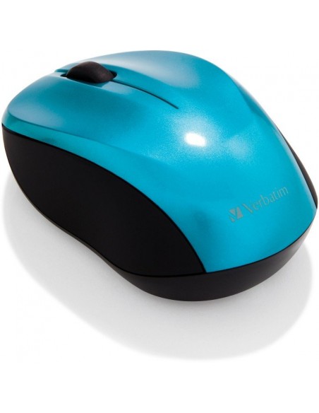 Verbatim Go Nano Wireless Mouse Caribbean Blue