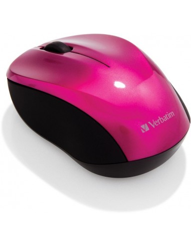 Verbatim Go Nano Wireless Mouse Hot Pink