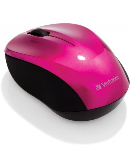 Verbatim Go Nano Wireless Mouse Hot Pink