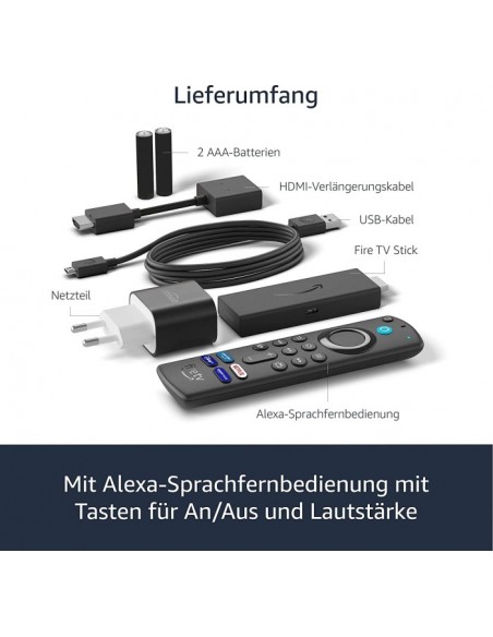 Amazon Fire TV Stick (2021) incl Alexa Remote Control