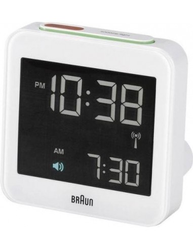 Braun BC 09 W-DCF      white Radio Controlled Alarm Clock