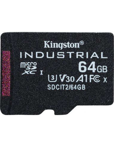Industrial 64 GB microSDHC, memory card