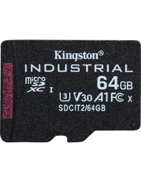 Industrial 64 GB microSDHC, memory card