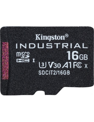 Industrial 16 GB microSDHC, memory card