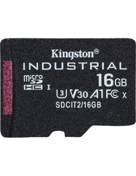Industrial 16 GB microSDHC, memory card