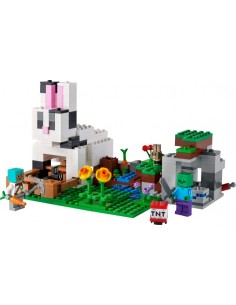 21181 Minecraft The Rabbit Ranch, construction toy 2