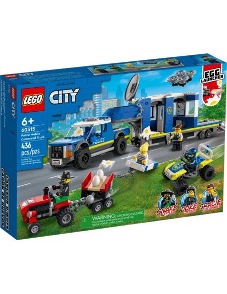 60315 City Mobile Police Operations Center Construction Toy