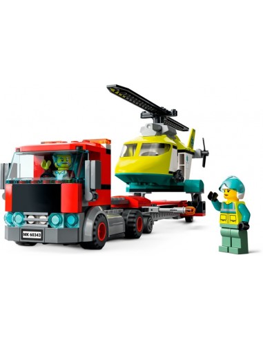 60343 City Helicopter Transporter Construction Toy