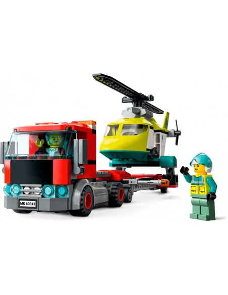60343 City Helicopter Transporter Construction Toy