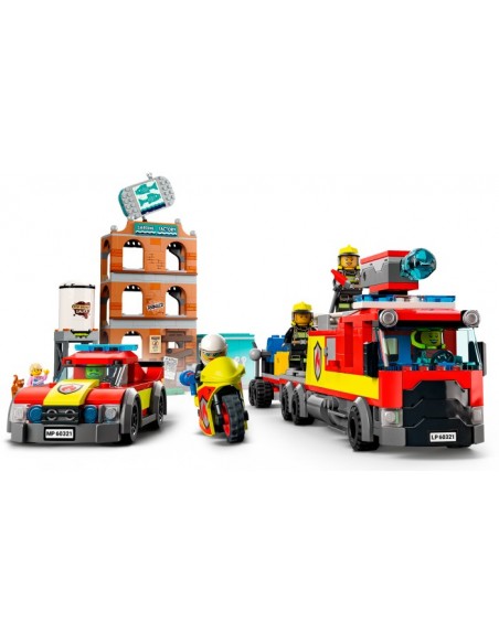 60321 City fire brigade operation with fire brigade, construction toy