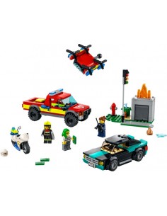 60319 City Fire Fighter and Chase Construction Toy 2