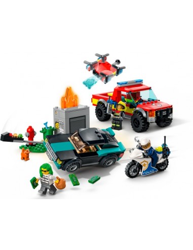 60319 City Fire Fighter and Chase Construction Toy
