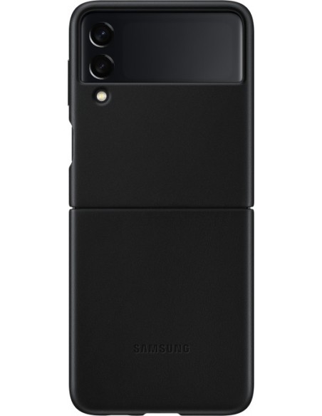 Samsung Leather Cover for Galaxy Z Flip3 Black
